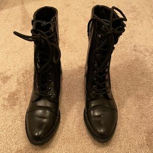 New York Transit Black Boots 10